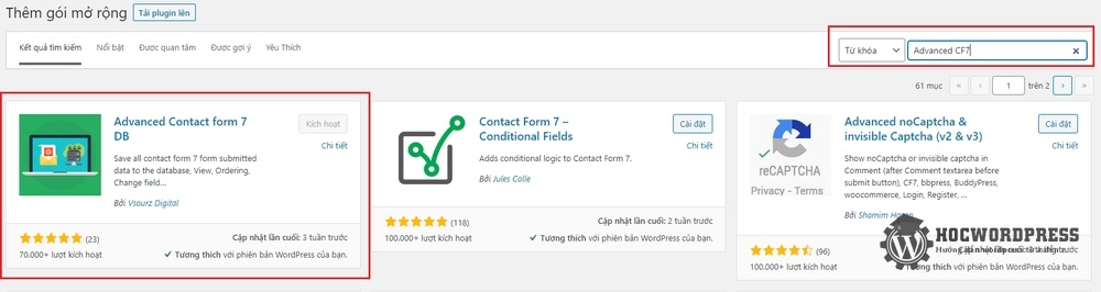 Advanced Contact Form 7 DB