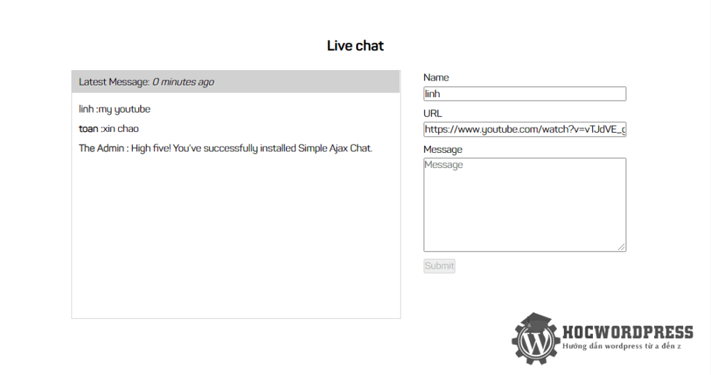 chat room wordpress