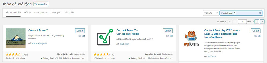 plugin Contact Form 7