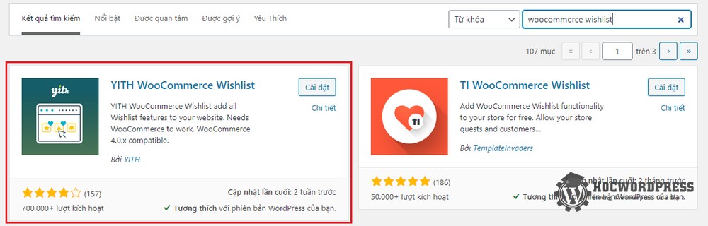 plugin YITH WooCommerce Wishlist